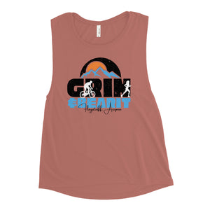 Open image in slideshow, Grin &amp; Bear It 2022 Ladies’ Muscle Tank
